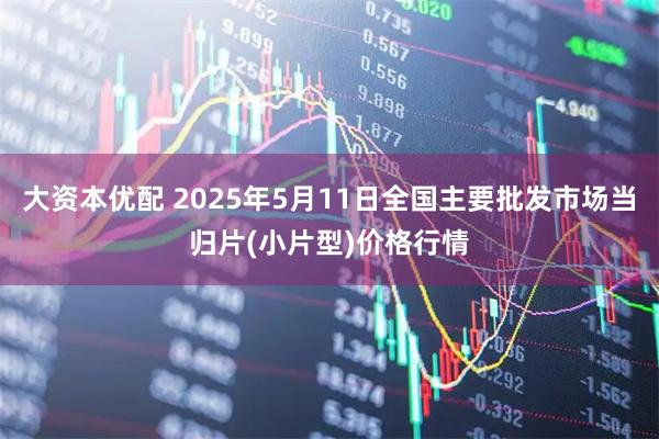 大资本优配 2025年5月11日全国主要批发市场当归片(小片型)价格行情