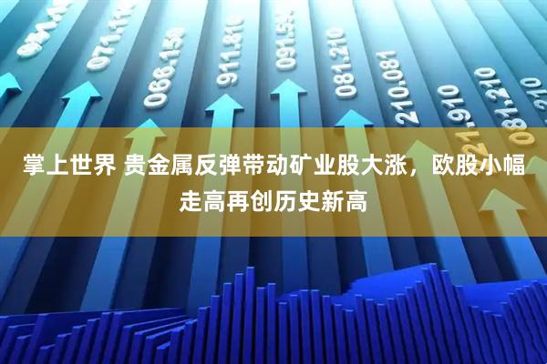 掌上世界 贵金属反弹带动矿业股大涨，欧股小幅走高再创历史新高