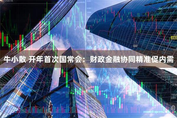 牛小散 开年首次国常会：财政金融协同精准促内需